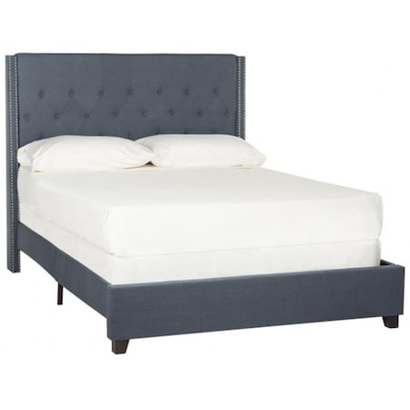 Safavieh Winslet Full Size Bed- Navy - 55.5 x 59.5 x 83.5 in. FOX6212C-F